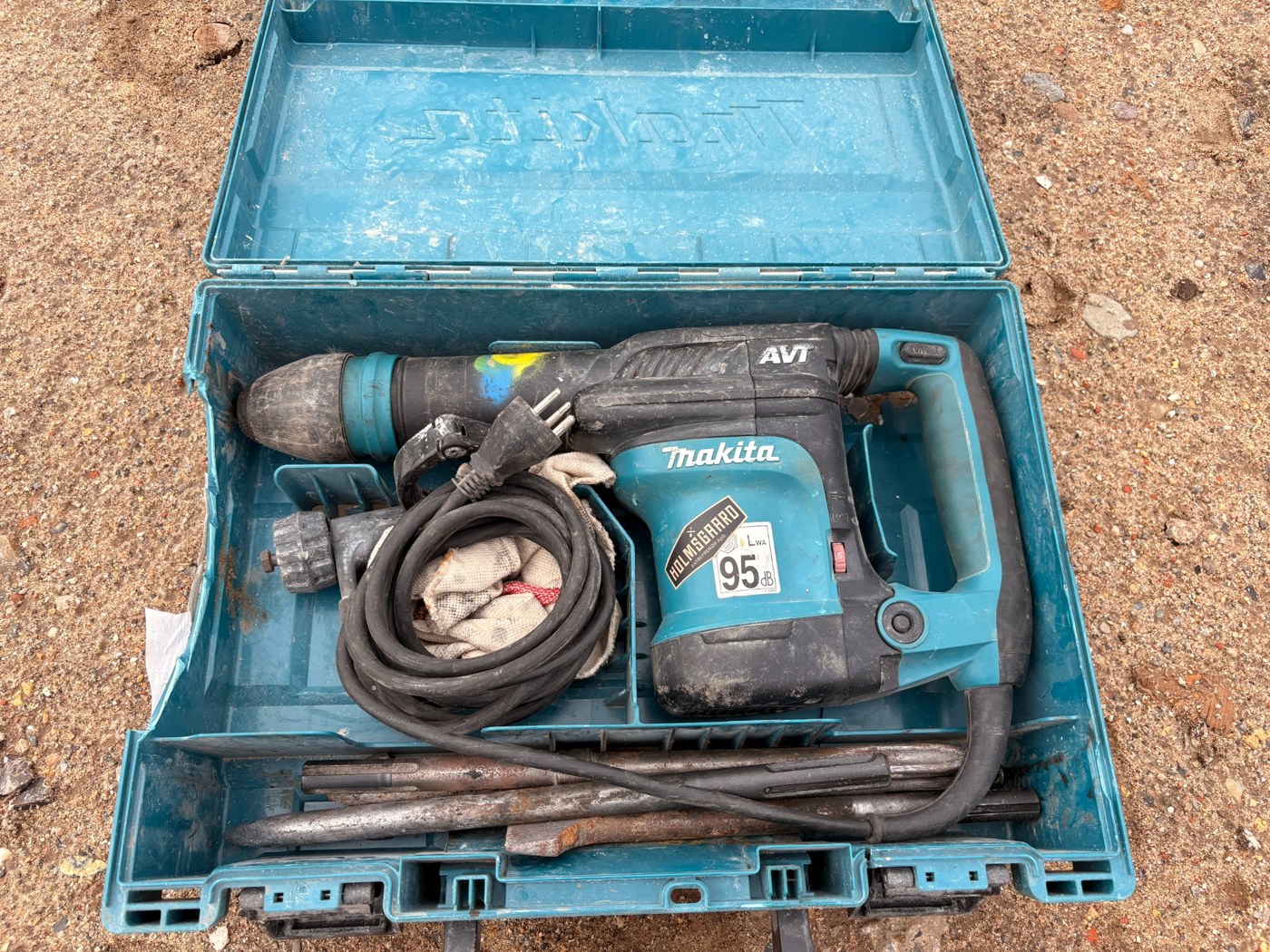 Makita HM0871C mejselhammer i transportkuffert