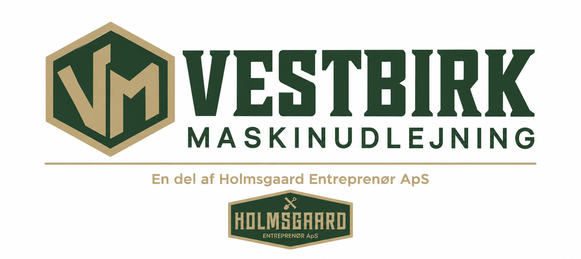 Vestbirk Maskinudlejning – VM logo